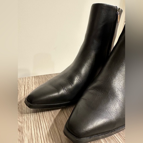 MARC FISHER | Black Leather Booties - Picture 3 of 5